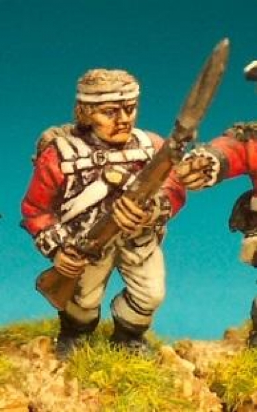 Front Rank Miniatures: AWB4 British Battalion Company. Advancing. Bandaged Head (6 figures)
