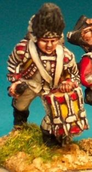 Front Rank Miniatures: AWB51 British Drummer Charging (6 figures)