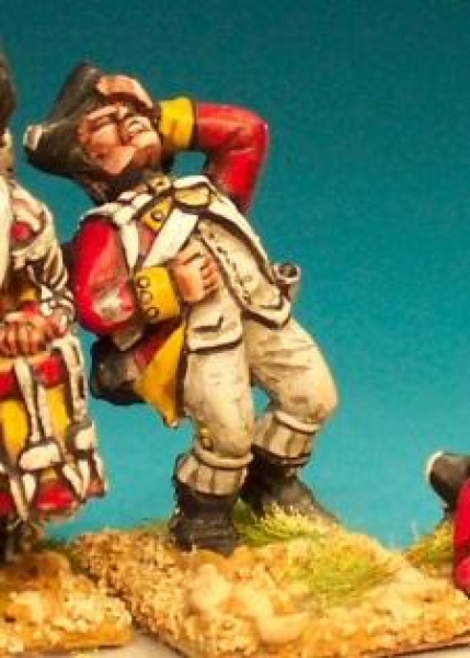 Front Rank Miniatures: AWB52 British Battalion Company. Falling Wounded (6 figures)