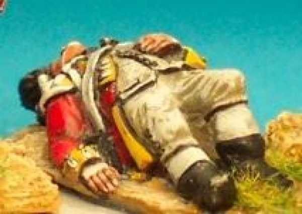 Front Rank Miniatures: AWB58 British Grenadier Company Lying Dead (6 figures)