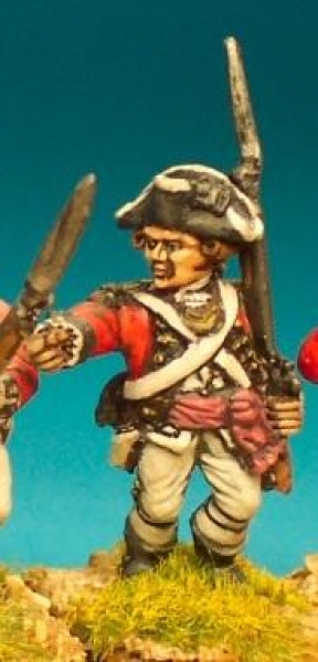 Front Rank Miniatures: AWB5 British Battalion Company Officer With Fusil (6 figures)