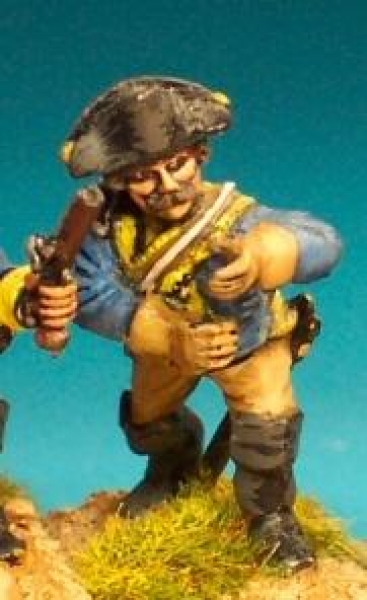 Front Rank Miniatures: AWBC10 Dismounted Brunswick Dragoon Standard Bearer (6 figures)