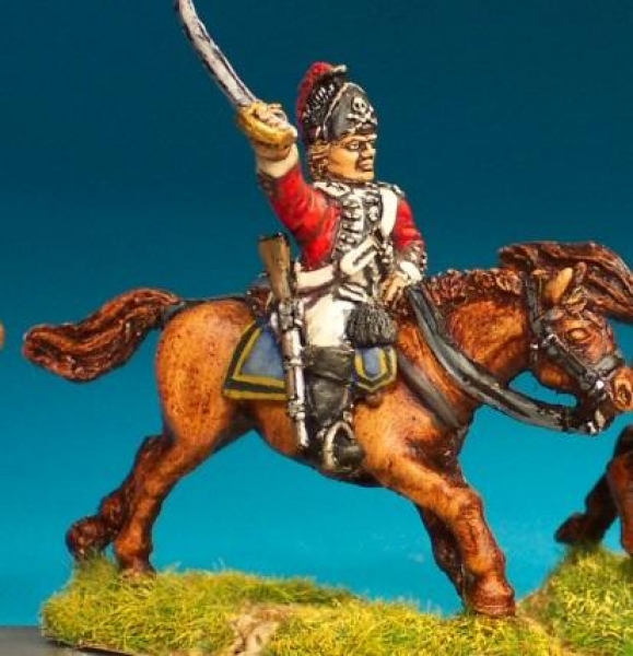 Front Rank Miniatures: AWBC1 17th Light Dragoon Trooper Charging (6 figures)