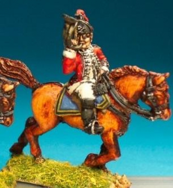 Front Rank Miniatures: AWBC4 17th Light Dragoon Bugler (6 figures)