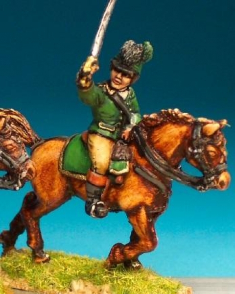 Front Rank Miniatures: AWBC6 British Legion Officer Charging (6 figures)