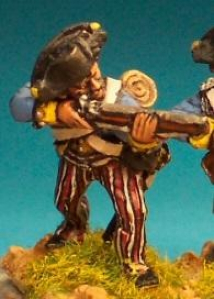 Front Rank Miniatures: AWBC7 Dismounted Brunswick Dragoon Standing Firing (6 figures)