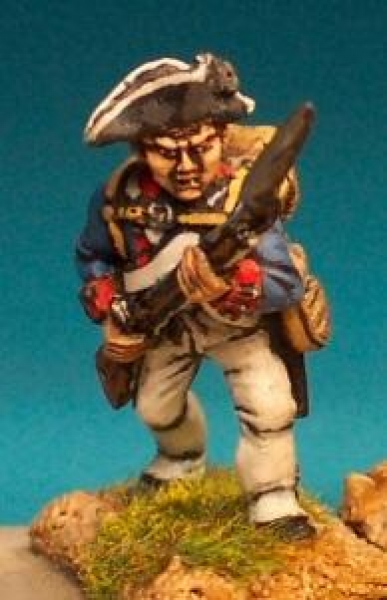 Front Rank Miniatures: AWC1 Infantryman In Full 1779 Regulation Uniform Advancing In Tricorn (6