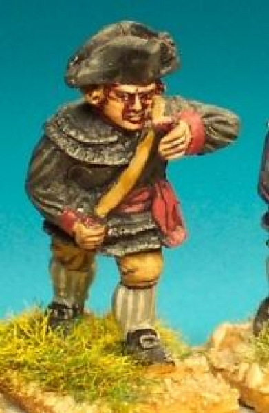 Front Rank Miniatures: AWC23 Standard Bearer In Hunting Shirt (6 figures)