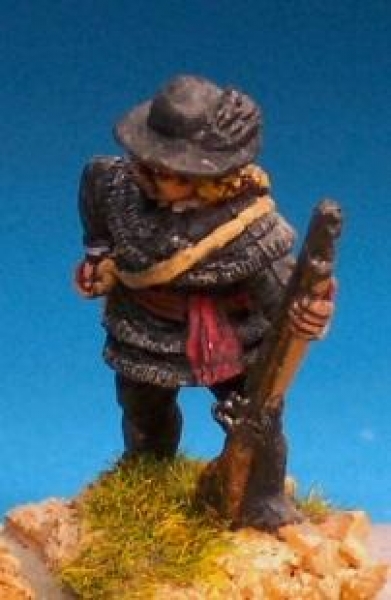 Front Rank Miniatures: AWC28 Officer Of Riflemen (6 figures)