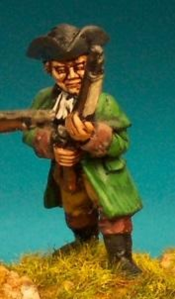 Front Rank Miniatures: AWC30 Private In Long Coat. At Ready (6 figures)