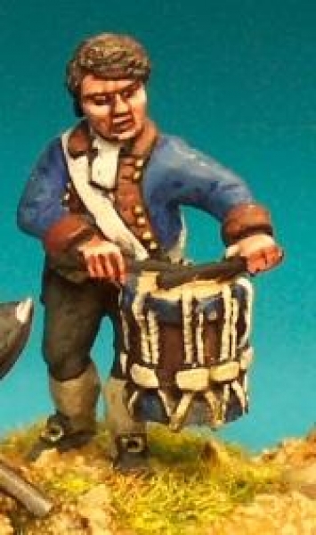 Front Rank Miniatures: AWC36 Drummer Boy. Bareheaded (6 figures)
