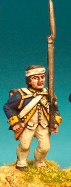 Front Rank Miniatures: AWC41 Infantryman. Marching. Bandaged Head (6 figures)