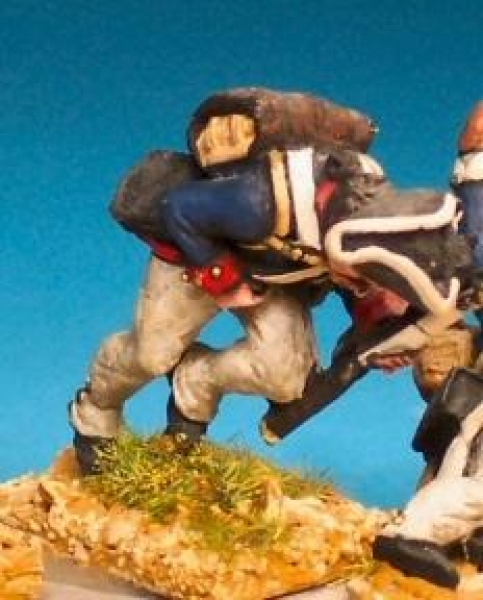 Front Rank Miniatures: AWC49 Infantryman Falling Wounded (6 figures)