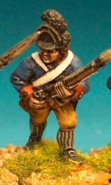 Front Rank Miniatures: AWC4 Infantryman In Light Infantryman Cap Advancing (6 figures)