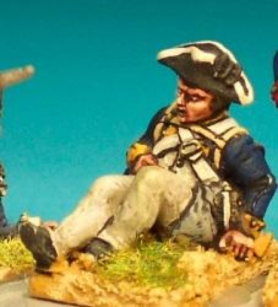 Front Rank Miniatures: AWC51 Infantryman Sitting Wounded (6 figures)