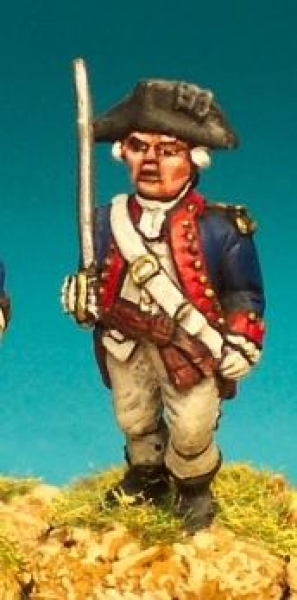 Front Rank Miniatures: AWC53 Officer With Sword Marching (6 figures)