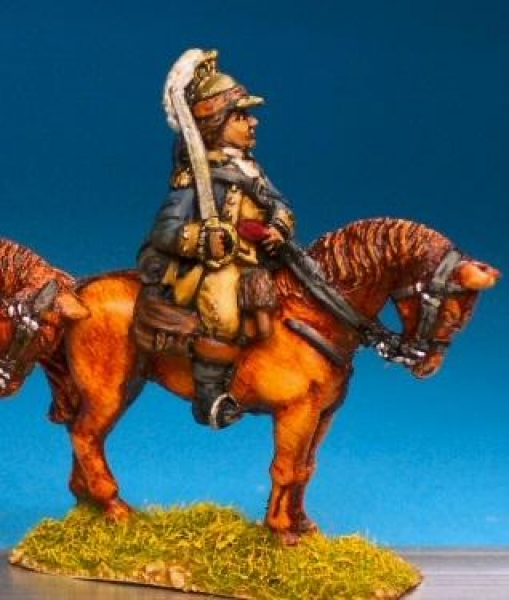 Front Rank Miniatures: AWCC2 Light Dragoon Officer With Sword (6 figures)