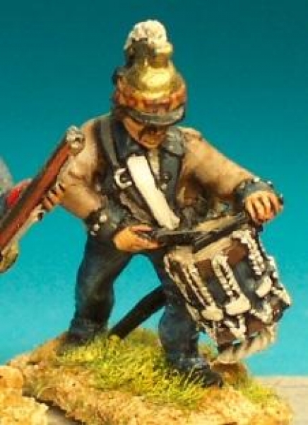 Front Rank Miniatures: AWCC8 Light Dragoon Dismounted Drummer (6 figures)