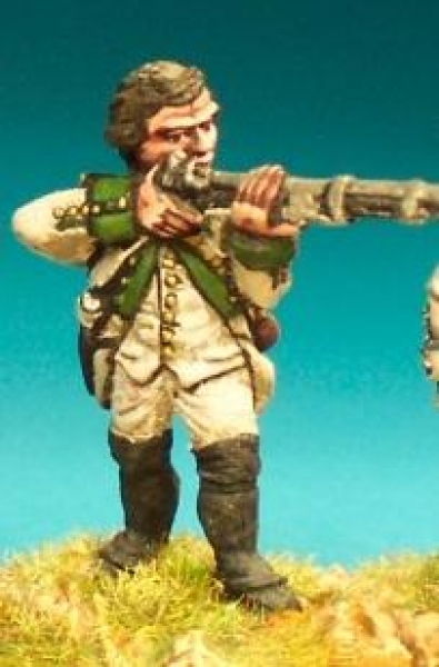 Front Rank Miniatures: AWF12 Fusilier, Bareheaded Firing (1779) (6 figures)