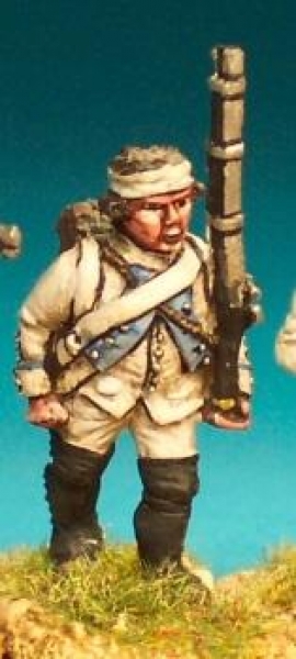 Front Rank Miniatures: AWF13 Fusilier Bandaged Head Marching (1779) (6 figures)