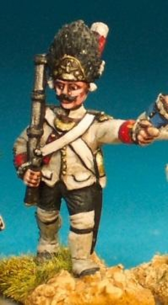 Front Rank Miniatures: AWF21 Officer Of Grenadiers In Bearskin Cap (1779) (6 figures)
