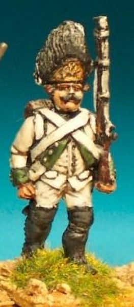 Front Rank Miniatures: AWF8 Grenadier Bearskin Cap Marching (1779) (6 figures)