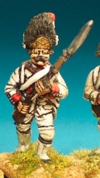 Front Rank Miniatures: AWF9 Grenadier Bearskin Cap Advancing (1779) (6 figures)