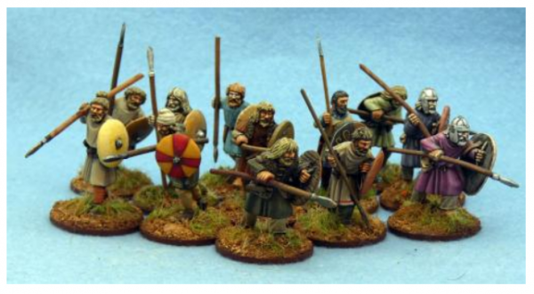 SAGA: Hun (Steppe Tribes) Tribal Levy (Spearmen) (12)