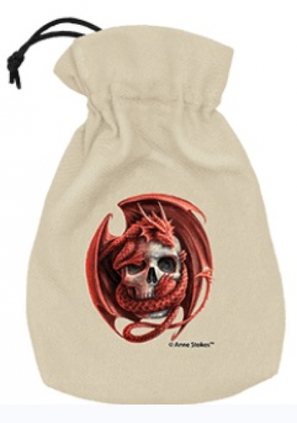 Dice Bags: Dice Pouch - Skull Embrace