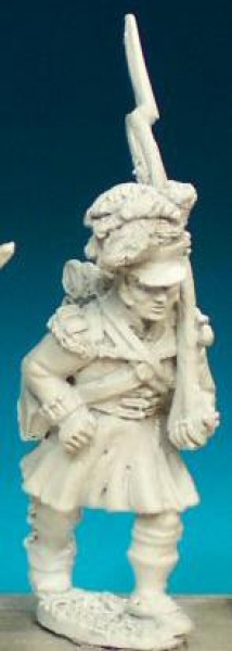 Front Rank Miniatures: BN113 Highland Infantryman - Flank Company - Marching (6 figures)