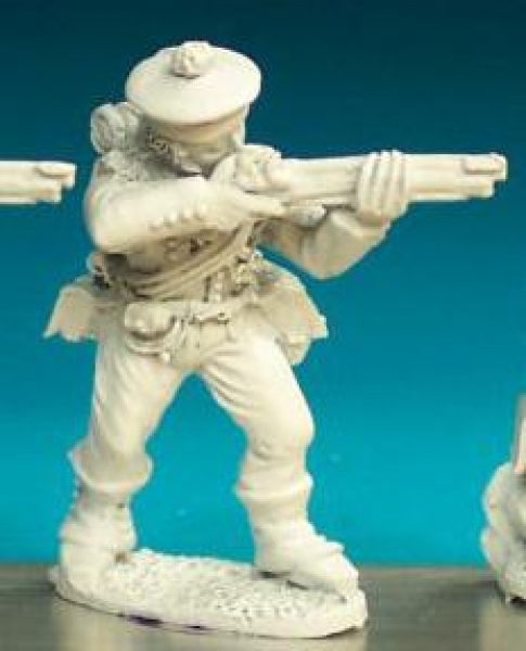 Front Rank Miniatures: BN117 Pitvate Standing Firing. In Forage Cap (95th Rifles) (6 figures)