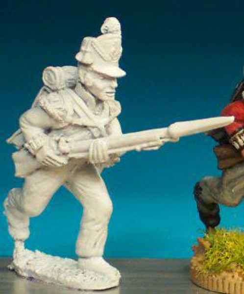 Front Rank Miniatures: BN22 Flank Company In Belgic Shako - Grenadier Co. Charging (6 figures)