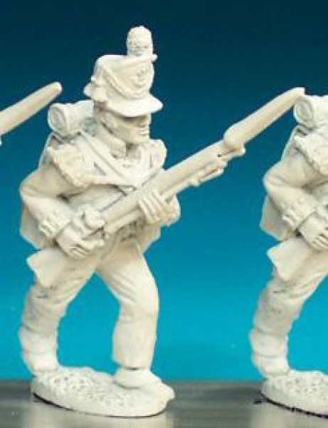 Front Rank Miniatures: BN26 Flank Company In Belgic Shako - Light Co. Advancing (6 figures)