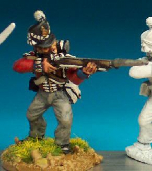 Front Rank Miniatures: BN28 Flank Company In Belgic Shako - Grenadier Co. Standing Firing (6 figures
