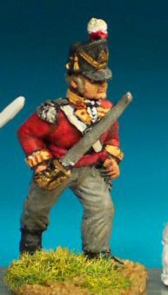 Front Rank Miniatures: BN36 Officer - Belgic Shako - Officer Advancing (6 figures)