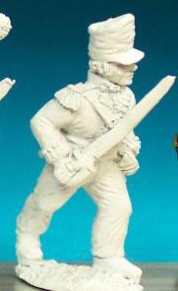 Front Rank Miniatures: BN38 Officer - Belgic Shako - Officer Advancing Covered Shako (6 figures)