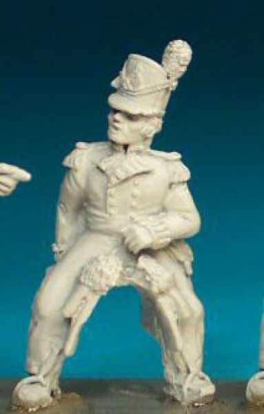 Front Rank Miniatures: BN41 Officer - Belgic Shako - Mounted Officer (6 figures)