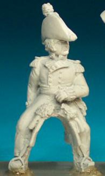 Front Rank Miniatures: BN42 Officer - Belgic Shako - Mounted Officer. In Bicorn, Post-1812 (6 figure