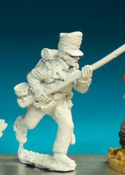 Front Rank Miniatures: BN45 NCO - Belgic Shako - Sergeant Charging. Covered Shako (6 figures)