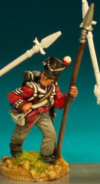 Front Rank Miniatures: BN46 NCO - Belgic Shako - Sergeant Advancing (6 figures)