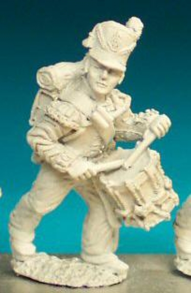 Front Rank Miniatures: BN58 Musician - Belgic Shako - Drummer Advancing (6 figures)