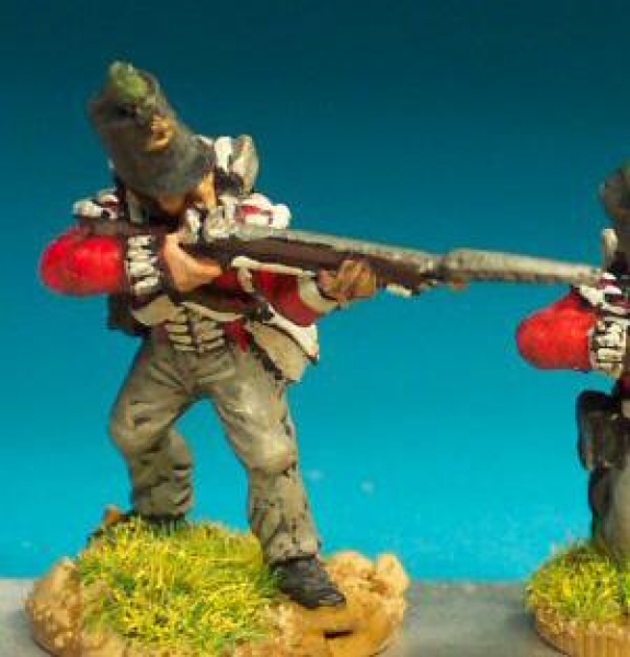 Front Rank Miniatures: BN63 Light Infantryman Stovepipe Shako - Standing Firing (6 figures)