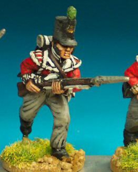 Front Rank Miniatures: BN67 Light Infantryman Stovepipe Shako - Charging (6 figures)