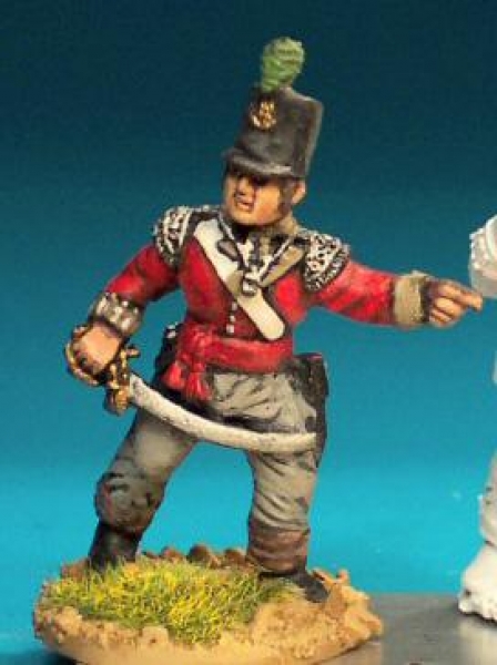 Front Rank Miniatures: BN68 Light Infantry Command- Stovepipe Shako - Officer (6 figures)