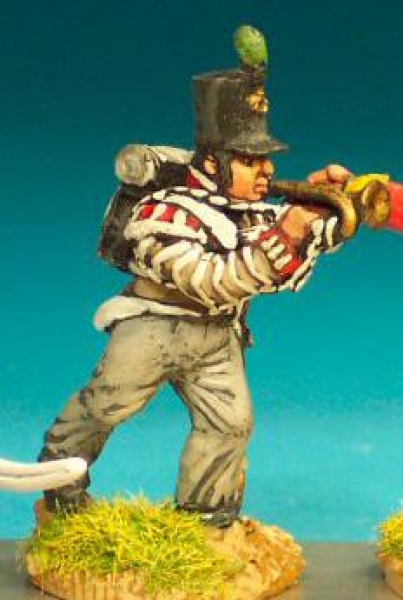 Front Rank Miniatures: BN70 Light Infantry Command- Stovepipe Shako - Bugler (6 figures)