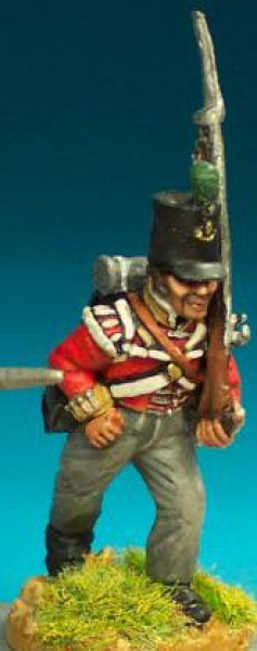 Front Rank Miniatures: BN72 Light Infantryman Stovepipe Shako - Marching (6 figures)