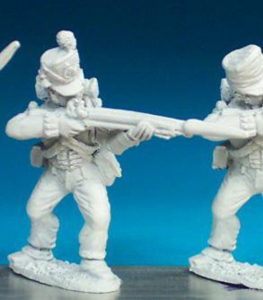 Front Rank Miniatures: BN7 British Infantryman - Centre Company - Belgic Shako - Standing Firing (6 
