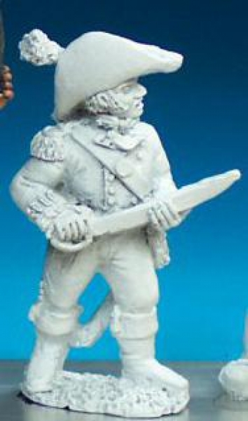 Front Rank Miniatures: BN89 Officer/Standard Bearer In Bicorne (Pre-1812) - Officer At Ease (6 figur