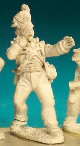 Front Rank Miniatures: BNA13 British Foot Artilleryman Post 1812 - Belgic Shako - Corporal Aiming Gu