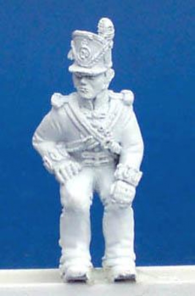 Front Rank Miniatures: BNA27 Artilleryman In Belgic Shako Looking Right, To Sit On Right-Hand Limber
